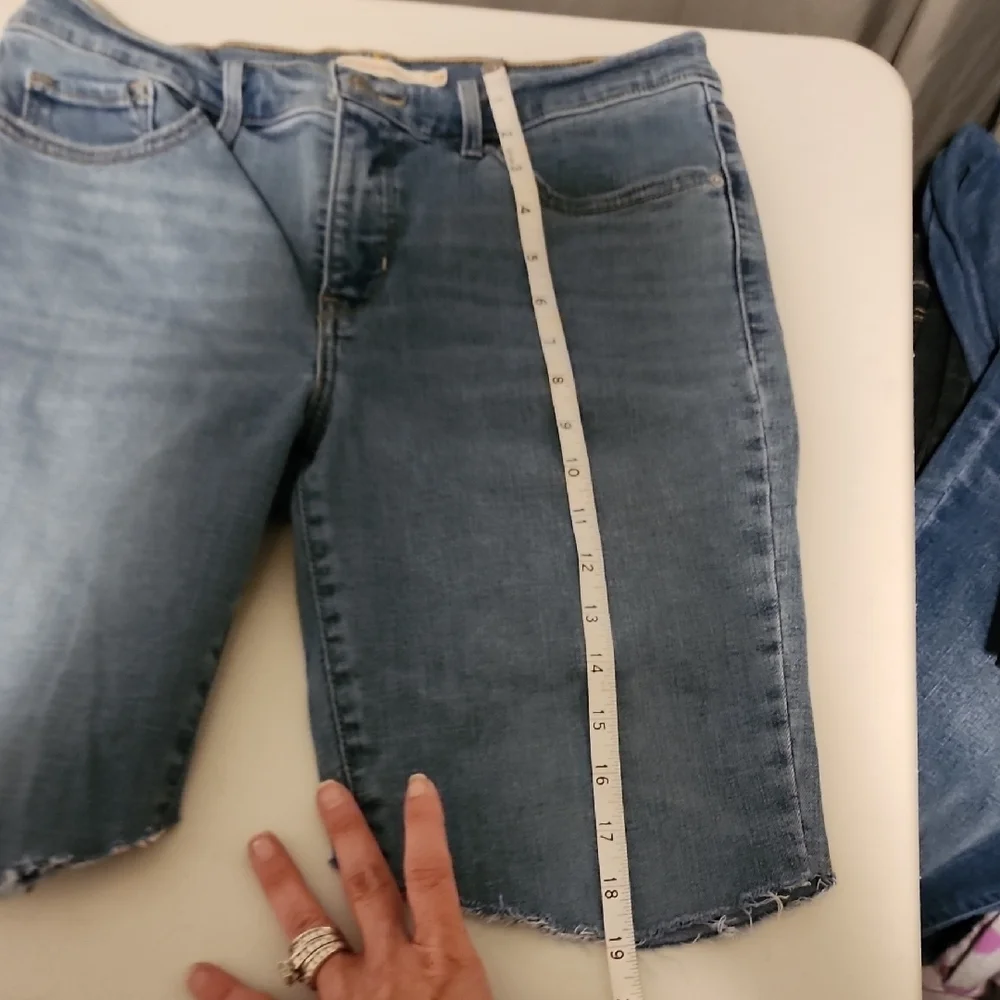 Levi's Blue Jean Shorts Classic Denim Style